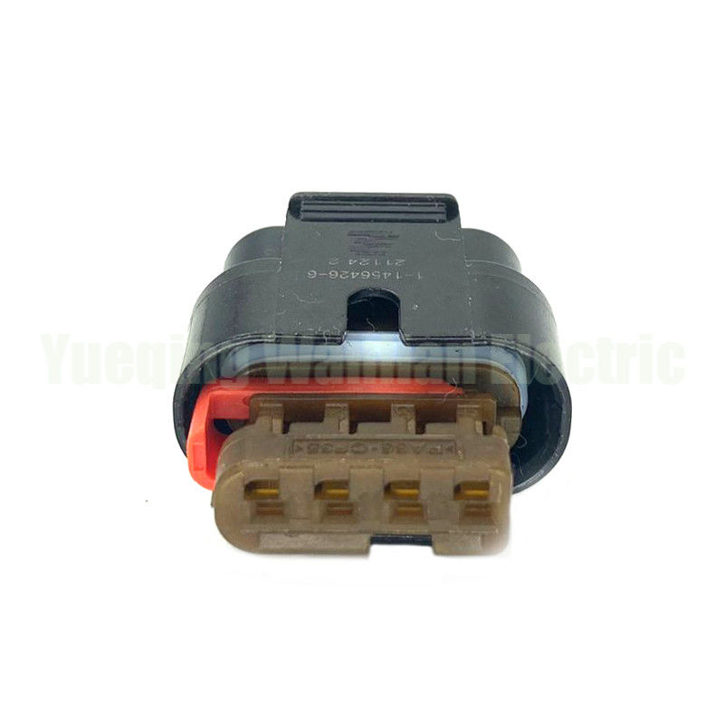 4 ปิน 1-1456426-6 หญิง Auto Sensor Connector Plug Oxygen Sensor Connector