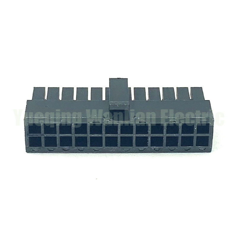 24 PIN 5557 สีดํา เพศชายสําหรับคอมพิวเตอร์คอมพิวเตอร์ ATX motherboard เครื่องเชื่อมพลังงาน