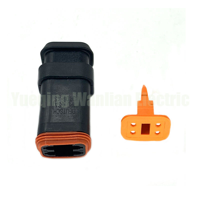4 pin DT06-4S-EP11 พลาสติกไฟฟ้าพล๊อก กันน้ําสายไฟฟ้าสายพานสายพานสายเชื่อม ผู้หญิงเชื่อมกับปลายยาว Cap
