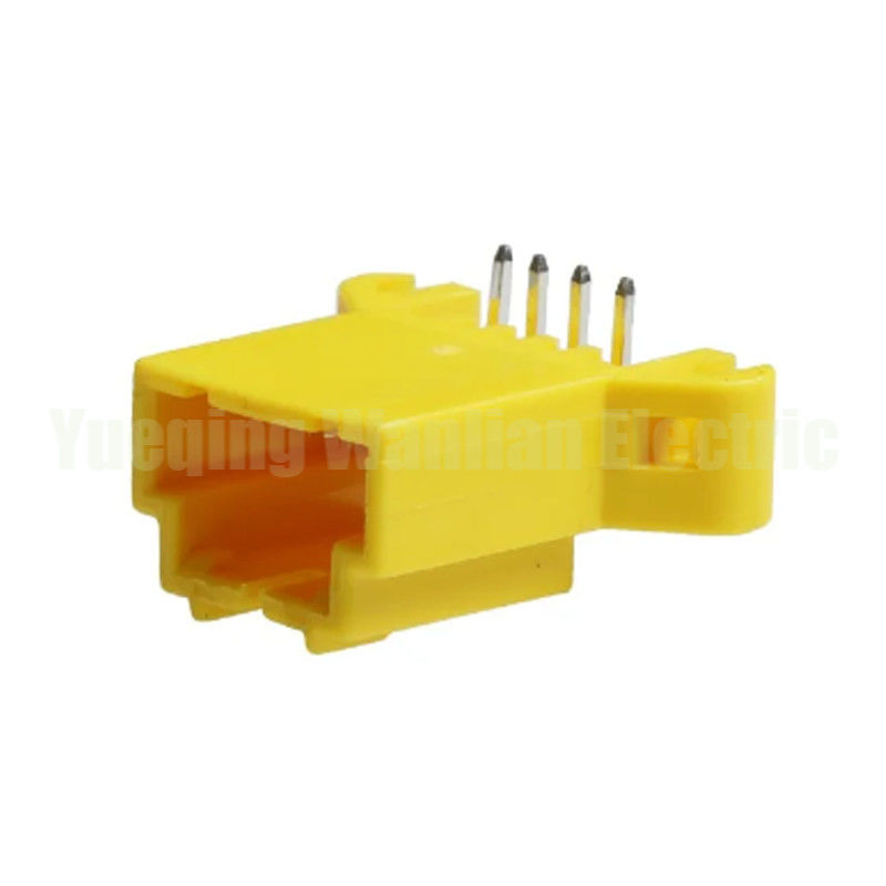 4 pin 1743218-5 พลาสติกโฮสติกสายการเชื่อมต่อสายพานซ็อตรถยนต์ PCB Connector Plug