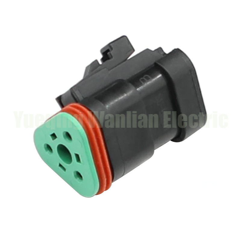 3 Pin DEUTSCH เครื่องเชื่อมรถยนต์ DT06-3S-E005 AT06-3S-EC01BLK ซีรี่ย์ DT
