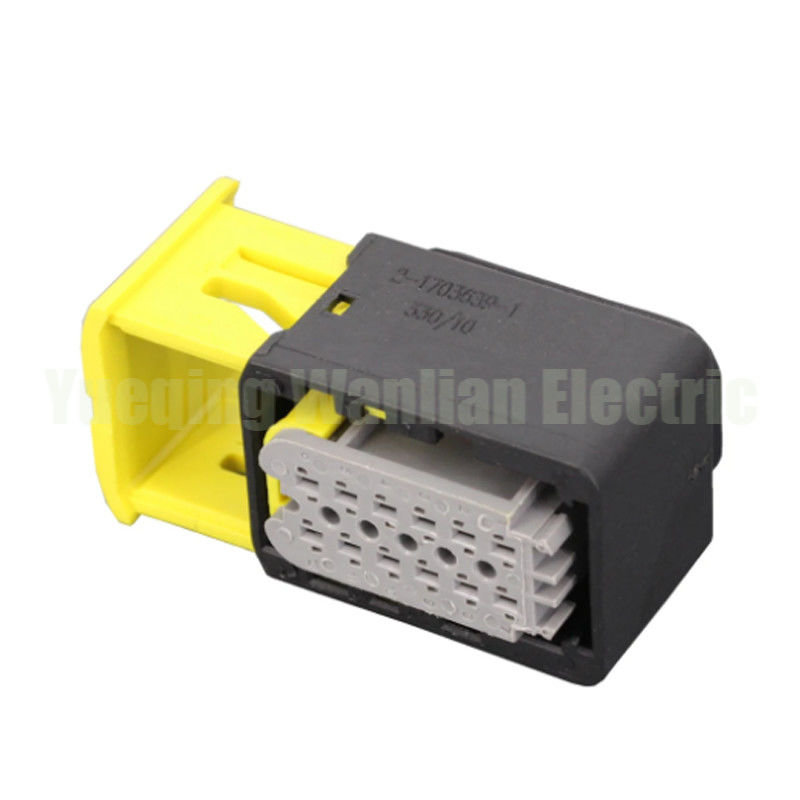 2-1703639-1 12 Pin HDSCS Connector หญิง กันน้ํา เครื่องเชื่อมไฟฟ้ารถยนต์