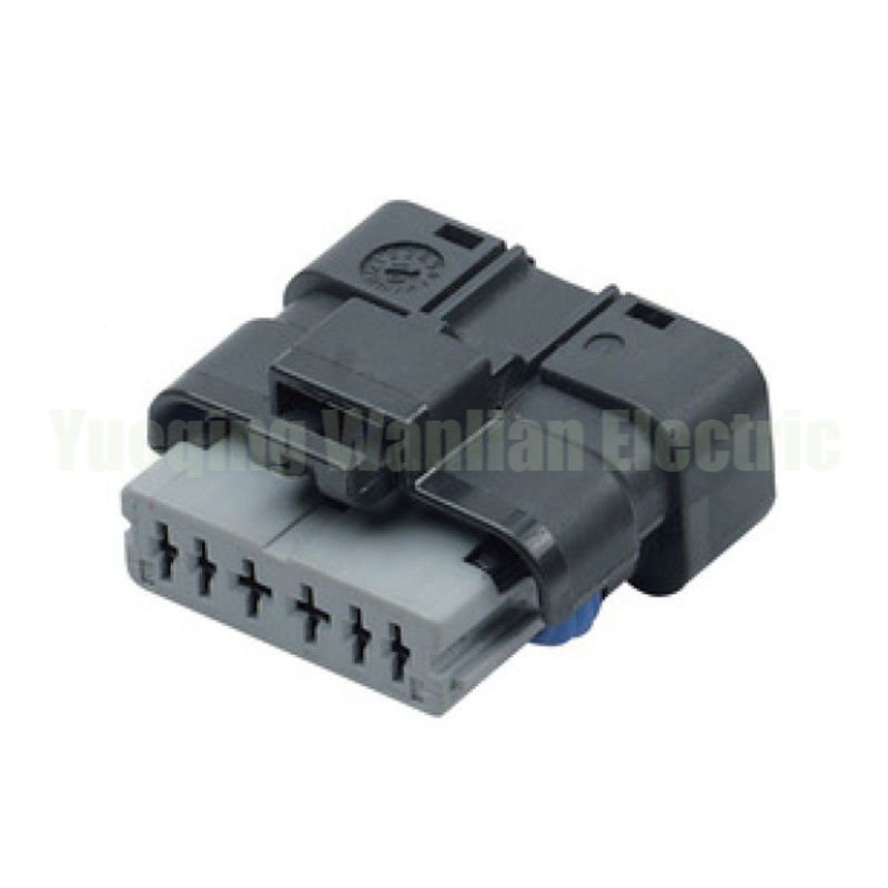 6 Pin 211PC069S8149 ผู้หญิง Auto Connector FCI สีเทาผสมบ้านปั๊มน้ํามันปั๊มเบนซิน