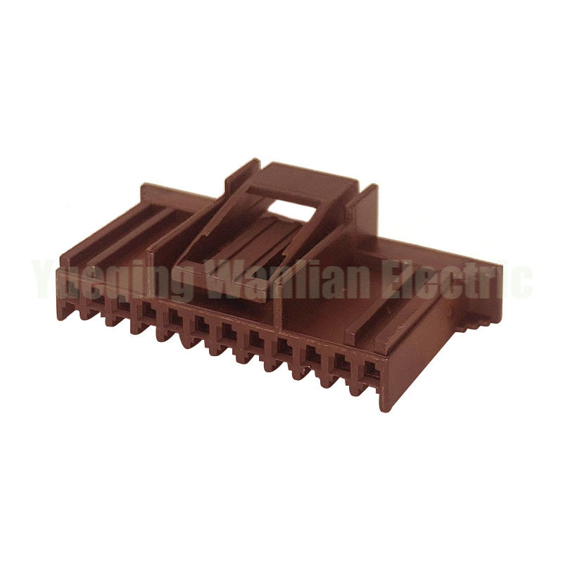 12 Pin 211PC122S1017 สายเชื่อมที่ไม่ปิดตัวหญิง สายเชื่อมอัตโนมัติ สีน้ําตาล FCI
