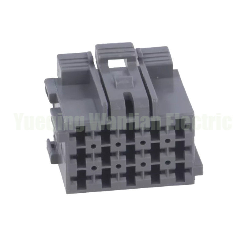 15 ปิน 1-967623-6 คัน Unsealed Connector อัตโนมัติการปรับปรุงพัสดุพัสดุสีเทา