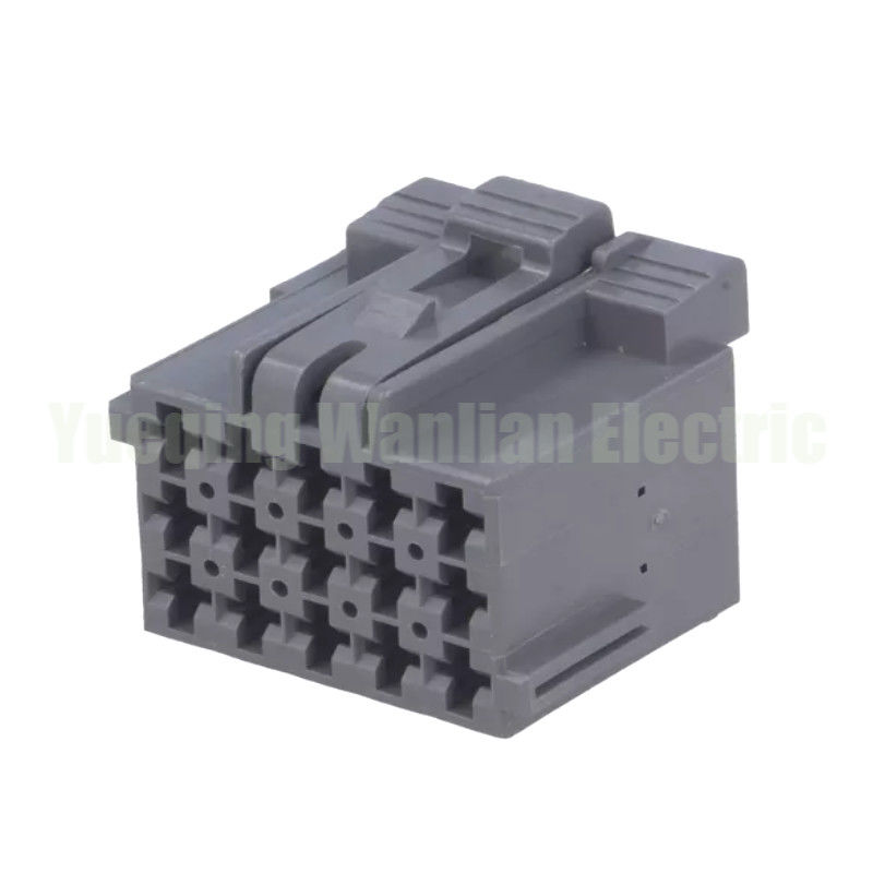 15 ปิน 1-967623-6 คัน Unsealed Connector อัตโนมัติการปรับปรุงพัสดุพัสดุสีเทา