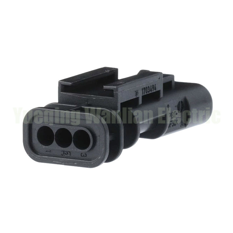 3 Pin 1-1703494-1 เครื่องเชื่อมกันน้ําสําหรับเซ็นเซอร์จอดรถ