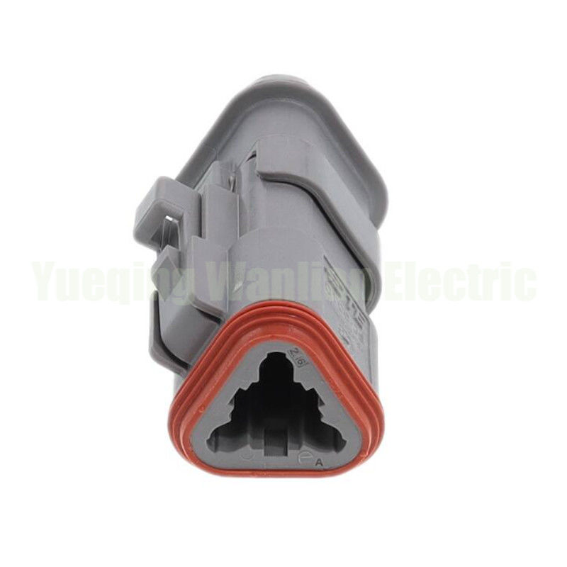 3 ปิน DT06-3S-CE04 เครื่องเชื่อมรถยนต์ Flat Tail Cover กันน้ํา Plug-In Wiring Harness Connector WL3032T3-1.6-21