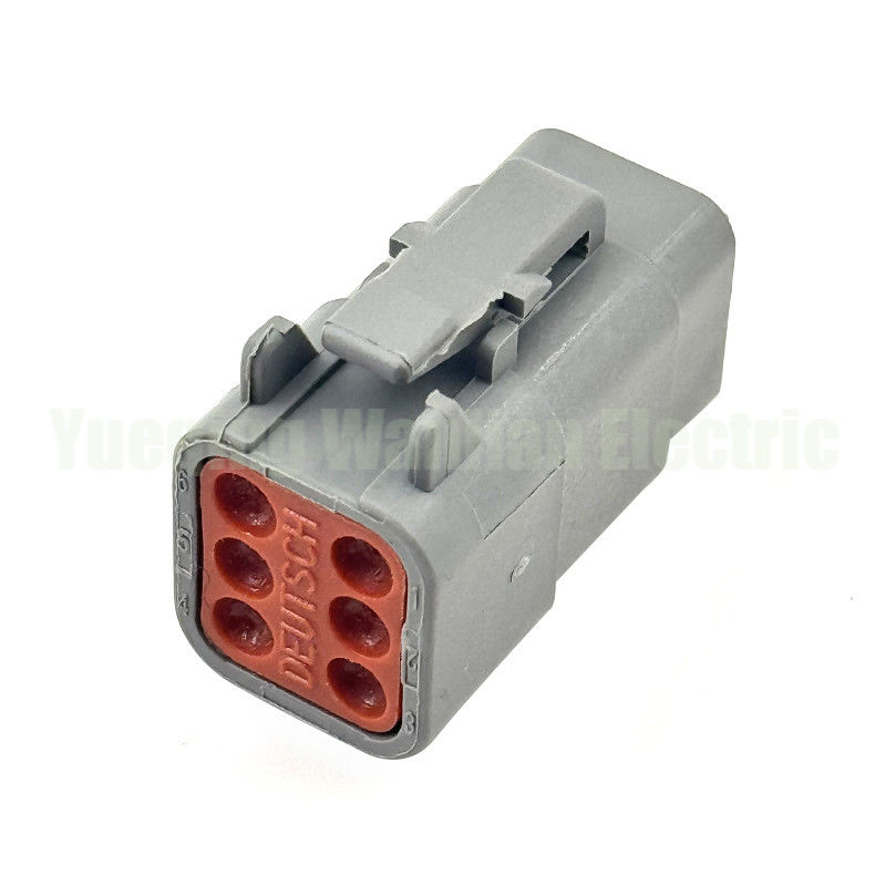 6 Pin DTM06-6S ATM06-6S รถยนต์ Connector Housing DTM ซีรี่ย์ Plug สีเทา Plug Connector