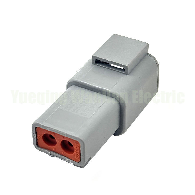 2 ปิน DTP04-2P ATP04-2P DEUTSCH DTP สีเทา เครื่องเชื่อมจาน เครื่องเชื่อมไฟฟ้ากันน้ํา