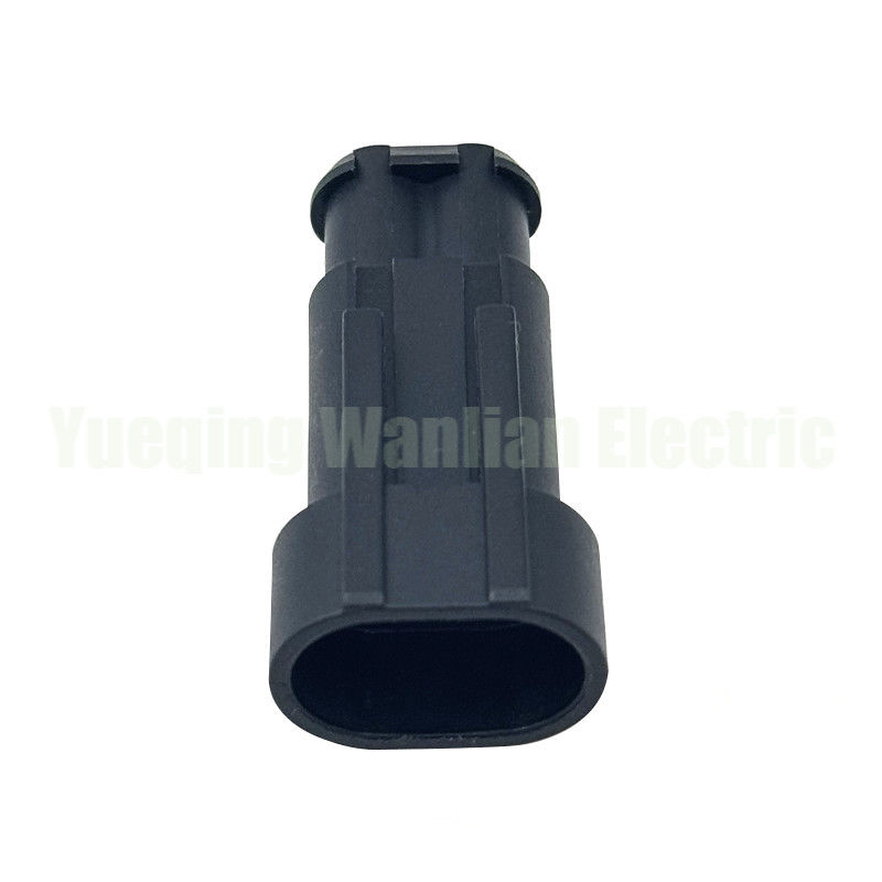 2 ปิน 282104-1 รถยนต์ Connector Housing สีดํา 1.5 ซีรีส์ Connectors