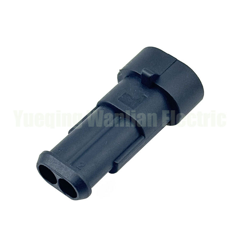 2 ปิน 282104-1 รถยนต์ Connector Housing สีดํา 1.5 ซีรีส์ Connectors