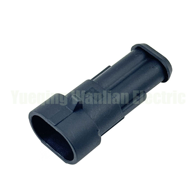2 ปิน 282104-1 รถยนต์ Connector Housing สีดํา 1.5 ซีรีส์ Connectors